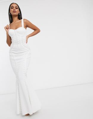 Asos white shop evening dresses