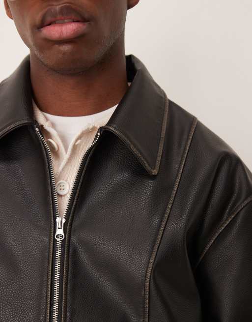 ジャケット・アウター 90s fake suede short Harrington jacket 90s fake suede short Harrington jacket（90s Suede Bomber