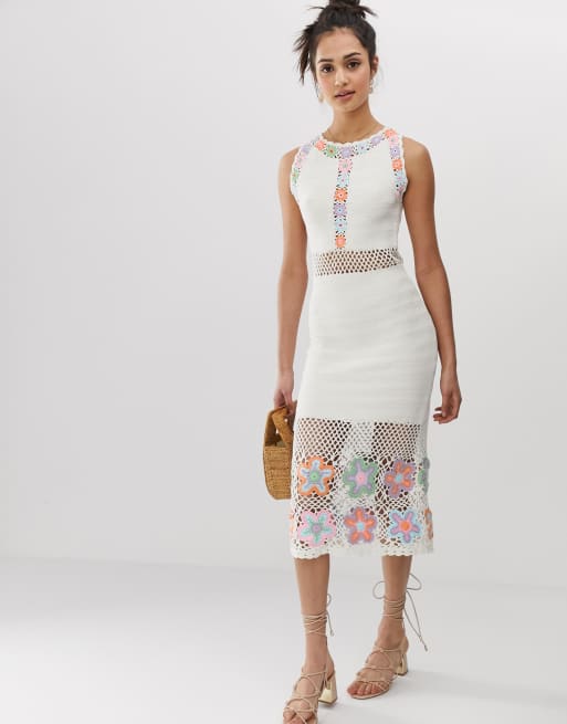 Asos hotsell crochet dress