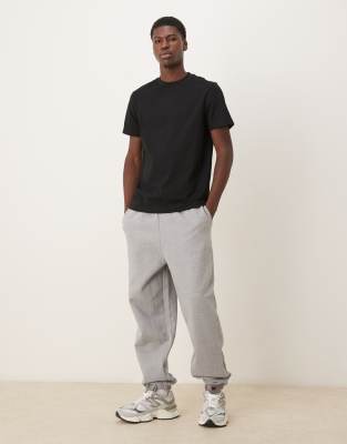 Asos Design Premium Heavy Weight Sweatpants 400gsms In Black