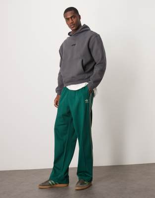 Asos Design Premium Heavyweight Boxy Oversized Hoodie With Chest Print In Gray