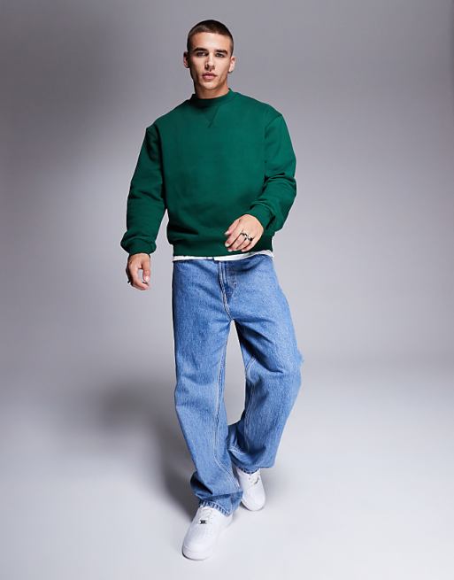 ASOS DESIGN premium heavyweight boxy oversized sweatshirt ASOS DESIGN premium heavyweight boxy oversized sweatshirt