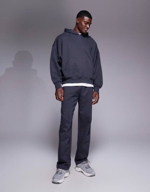 ASOS DESIGN premium heavyweight extreme oversized hoodie in 400gsm in grey, 2 of 6