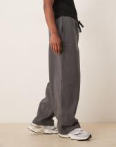 ASOS DESIGN super balloon sweatpants in charcoal | ASOS