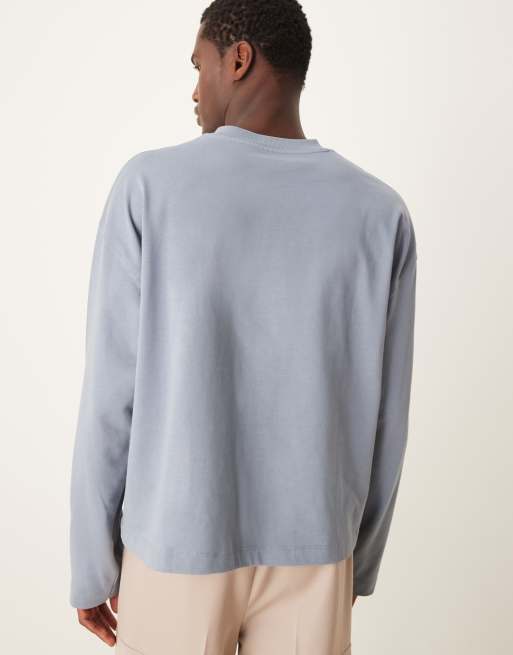 ASOS DESIGN Premium heavyweight oversized boxy long sleeve t