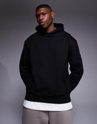 ASOS DESIGN ASOS DESIGN premium heavyweight oversized hoodie 400gsm in black