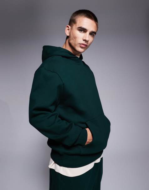 Forest green mens hoodie hotsell