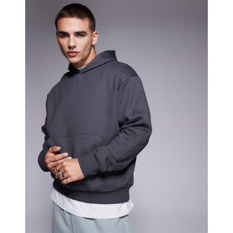 ASOS DESIGN premium heavyweight oversized hoodie in washed