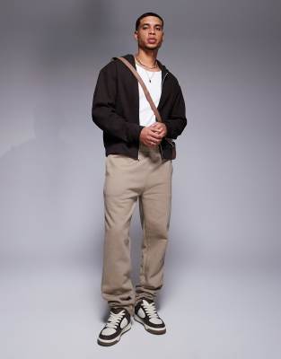 Asos Design Premium Heavyweight Straight Leg Sweatpants 400gsm