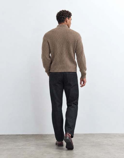 ASOS DESIGN - Premium - Indigoblå posede jeans med sømdetaljer, 10 af 11