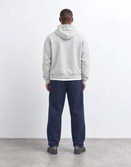 ASOS DESIGN premium kraftige slim ballon-joggers i navy, 10 af 10