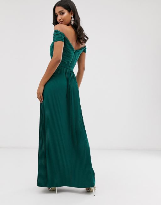 Asos bardot sale maxi dress