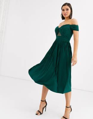 h&m cap sleeve dress