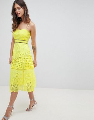 lace broderie dress