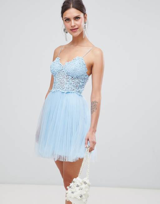 Asos tulle best sale mini dress