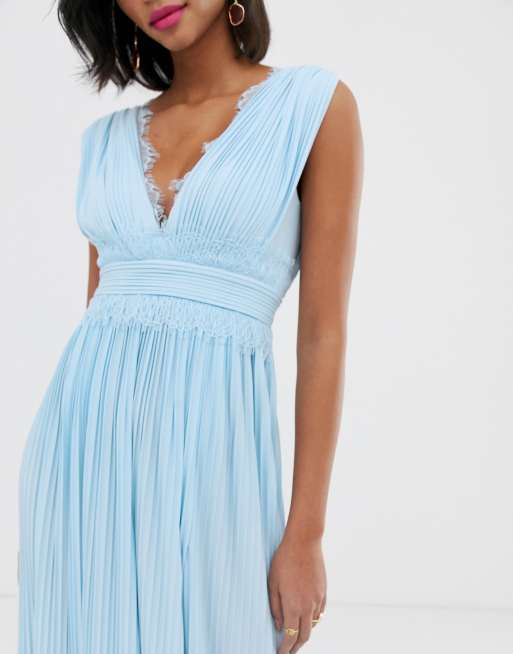 Asos premium outlet lace midi dress