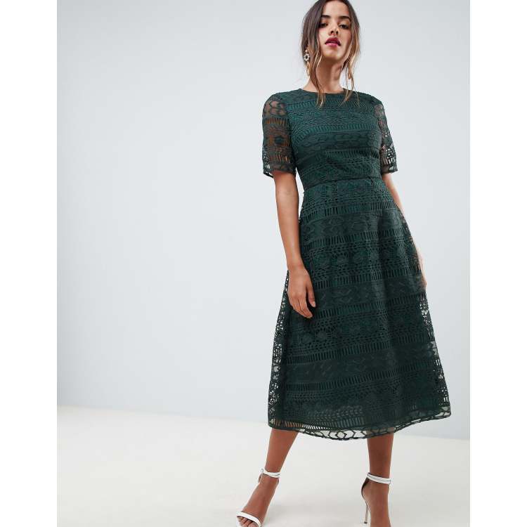 ASOS DESIGN premium lace midi dress ASOS