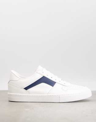 asos white leather trainers