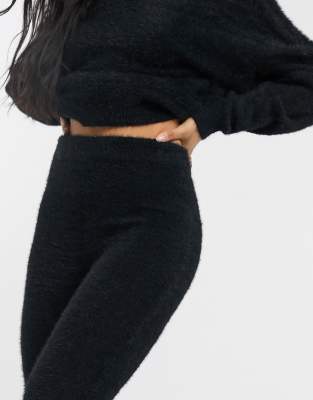 ASOS DESIGN premium lounge cable knit legging