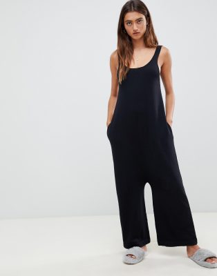 dropped crotch jumpsuit