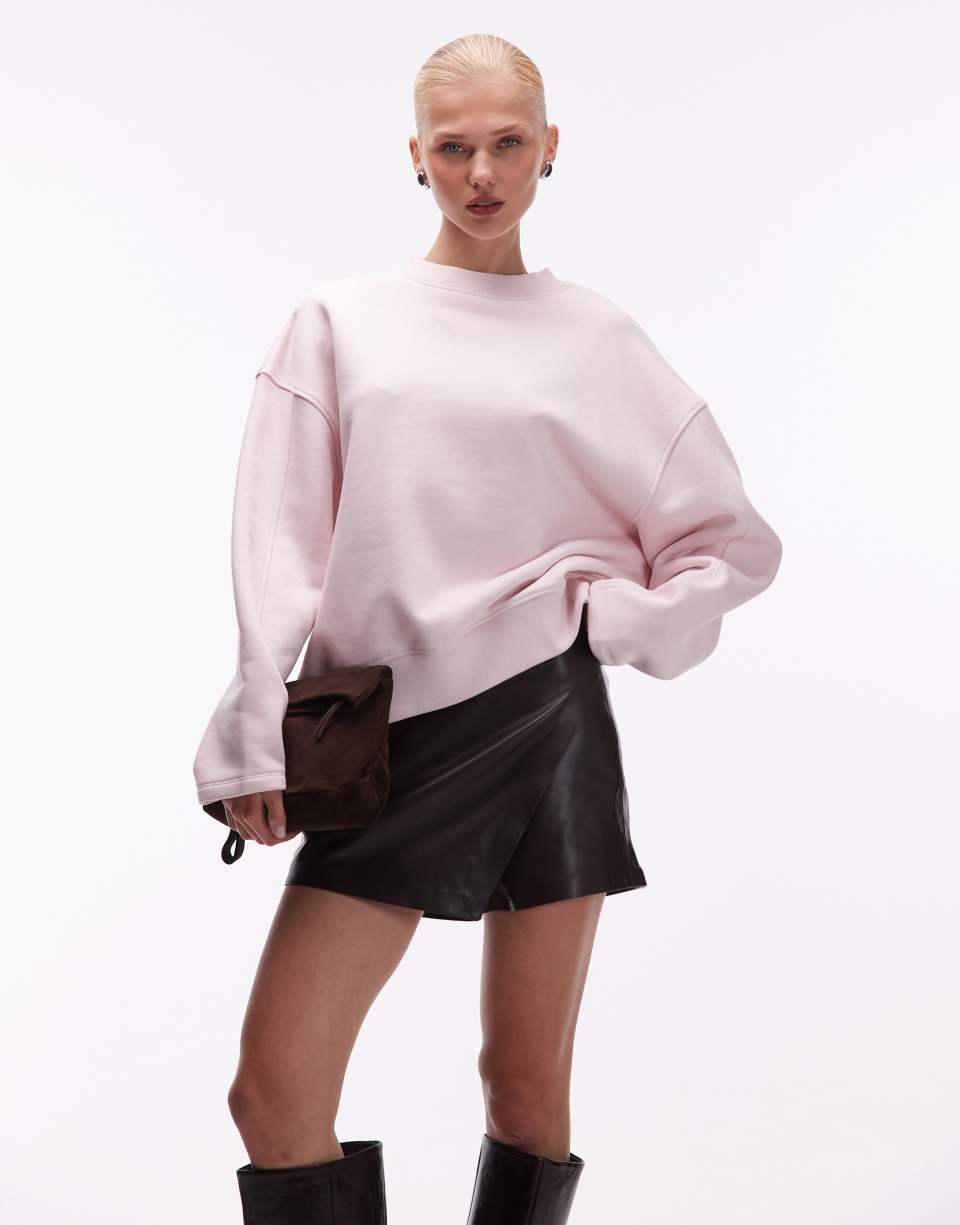 Pink cocoon sweatshirt
