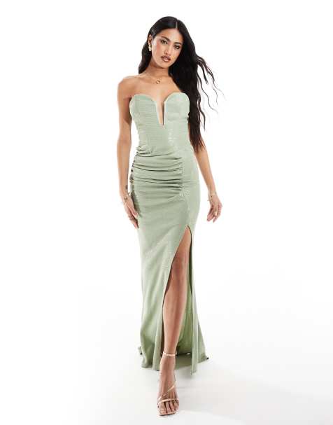 Bandeau Maxi Dresses Shop at ASOS