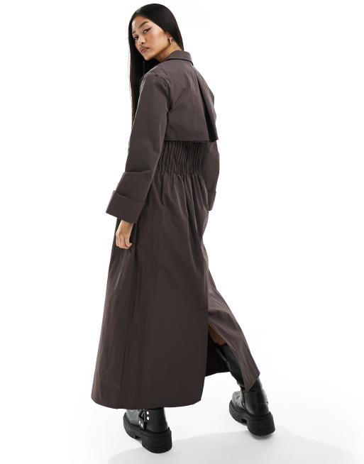 Trench dress hot sale midi