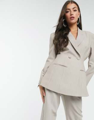 asos design safari suit blazer