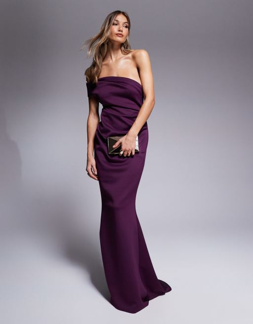 Plum bridesmaid dresses asos discount