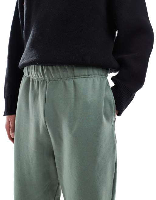 ASOS DESIGN - Premium oversized joggingbroek van 400gsm zware stof in middengroen, 3 van 5