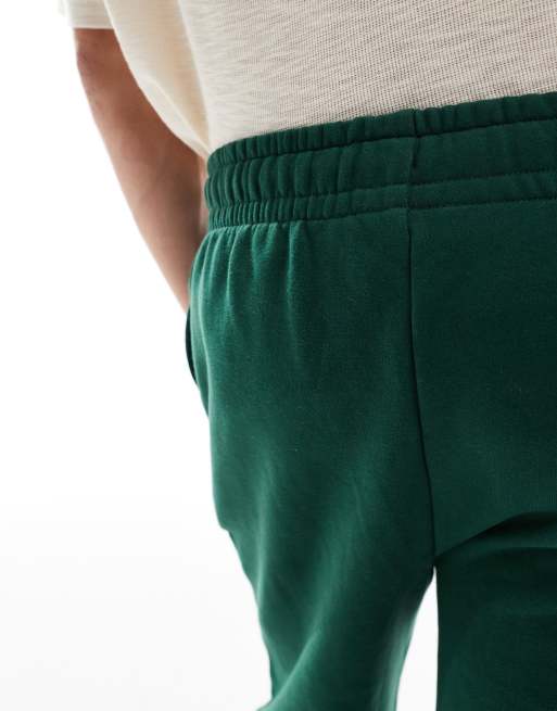 ASOS DESIGN - Premium oversized joggingbroek van zware 400gsm stof in donkergroen, 3 van 5
