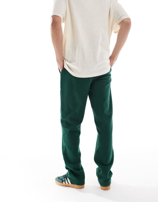 ASOS DESIGN - Premium oversized joggingbroek van zware 400gsm stof in donkergroen, 4 van 5