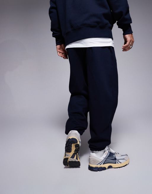 ASOS DESIGN - Premium oversized joggingbroek van zware 400gsm stof in marineblauw, 5 van 5