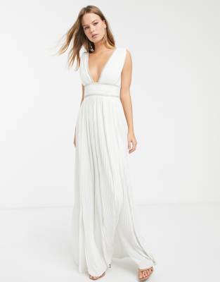 maxi ivory dress