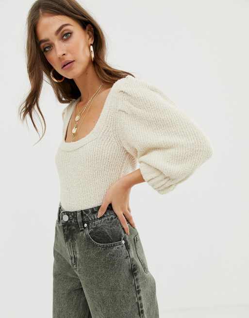 「puff shoulder asos」の画像検索結果