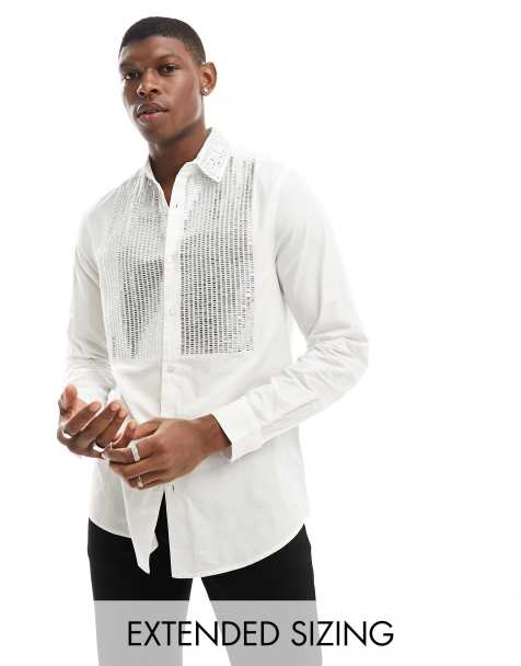 Jack & Jones Casual Shirts : Buy Jack & Jones Men Embellished White Shirt  Online