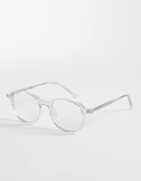 ASOS DESIGN - Premium - Ronde bril met doorzichtig montuur en doorzichtige glazen - view 1
