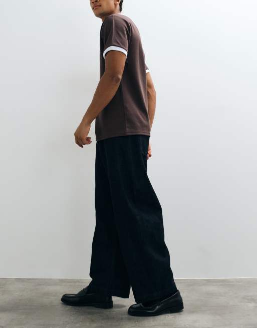 ASOS DESIGN premium selvage barrel jeans in indigo, 2 of 10