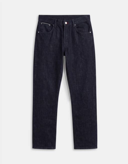 ASOS DESIGN – Premium Selvedge – Jeansy o prostym kroju w kolorze indygo, 6 z 9