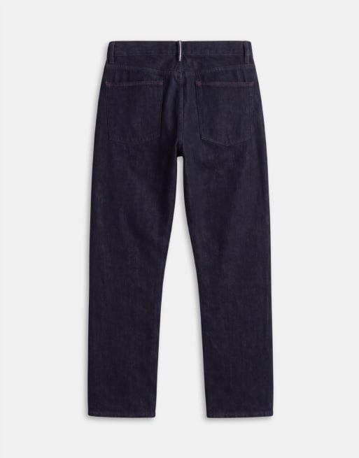 ASOS DESIGN – Premium Selvedge – Jeansy o prostym kroju w kolorze indygo, 7 z 9