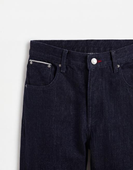 ASOS DESIGN – Premium Selvedge – Jeansy o prostym kroju w kolorze indygo, 8 z 9