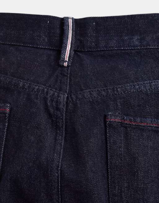 ASOS DESIGN – Premium Selvedge – Jeansy o prostym kroju w kolorze indygo, 9 z 9