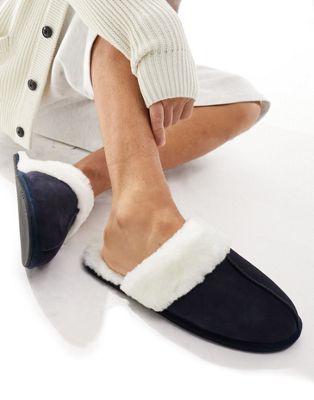 ASOS DESIGN premium sheepskin slippers