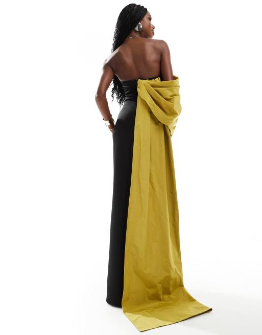 Asos bandeau maxi dress sale