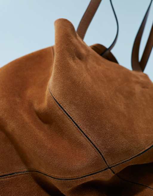 Tan suede handbags online