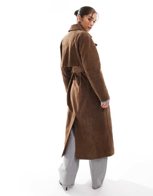 Asos ladies trench coat best sale