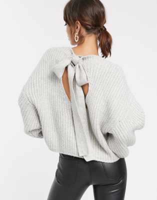 tie back sweater