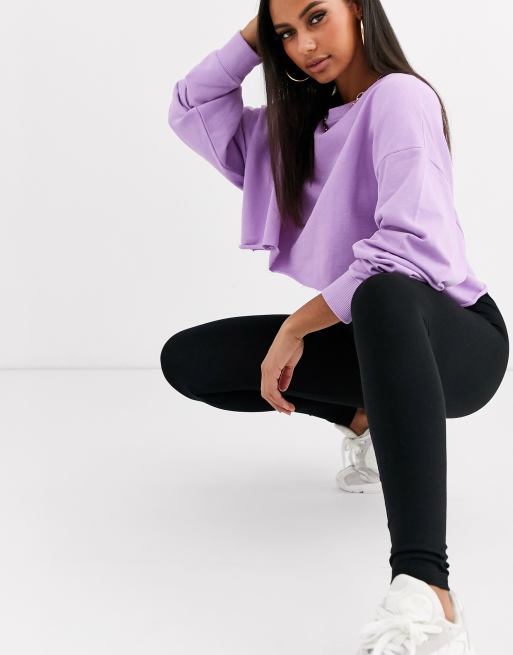 ASOS DESIGN - Premium - Superzachte legging in katoenen modal in zwart, 3 van 4