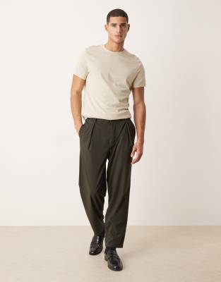 Asos Design Premium Supima® Cotton Crew Neck T-shirt In Multi