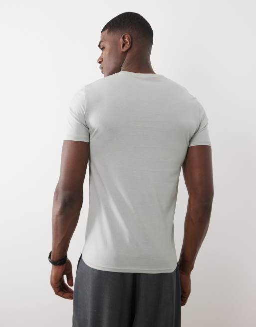 ASOS DESIGN Premium SUPIMA® cotton slim fit t-shirt in light green, 4 of 5